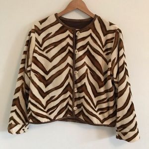 Animal tiger print jacket